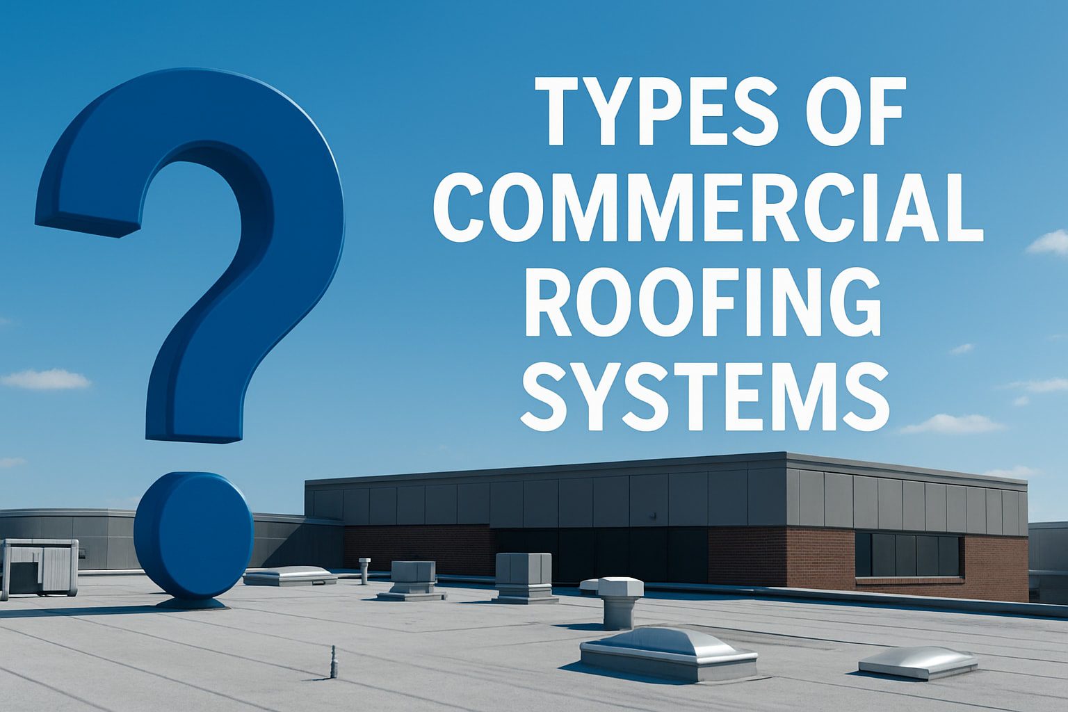 7 Essential Types of Commercial Roofing Systems for 2026 7 Essential Types of Commercial Roofing Systems for 2026